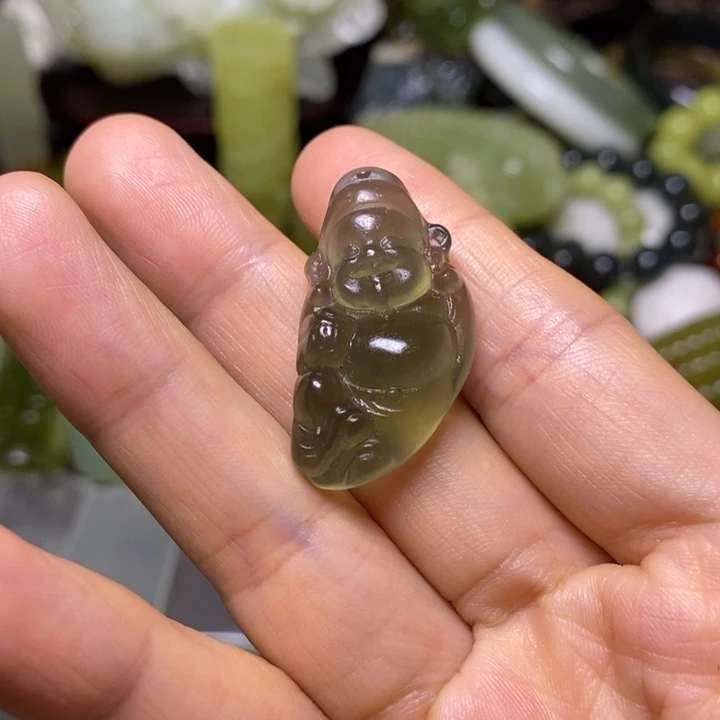 岫玉未镶嵌岫玉挂件