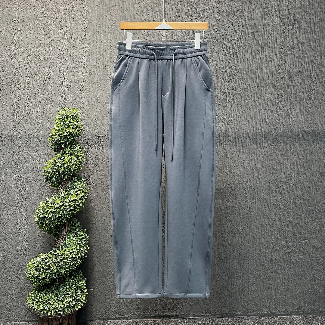 夏季户外男士薄款休闲裤潮流时尚宽松百搭立体剪裁裤子长裤男