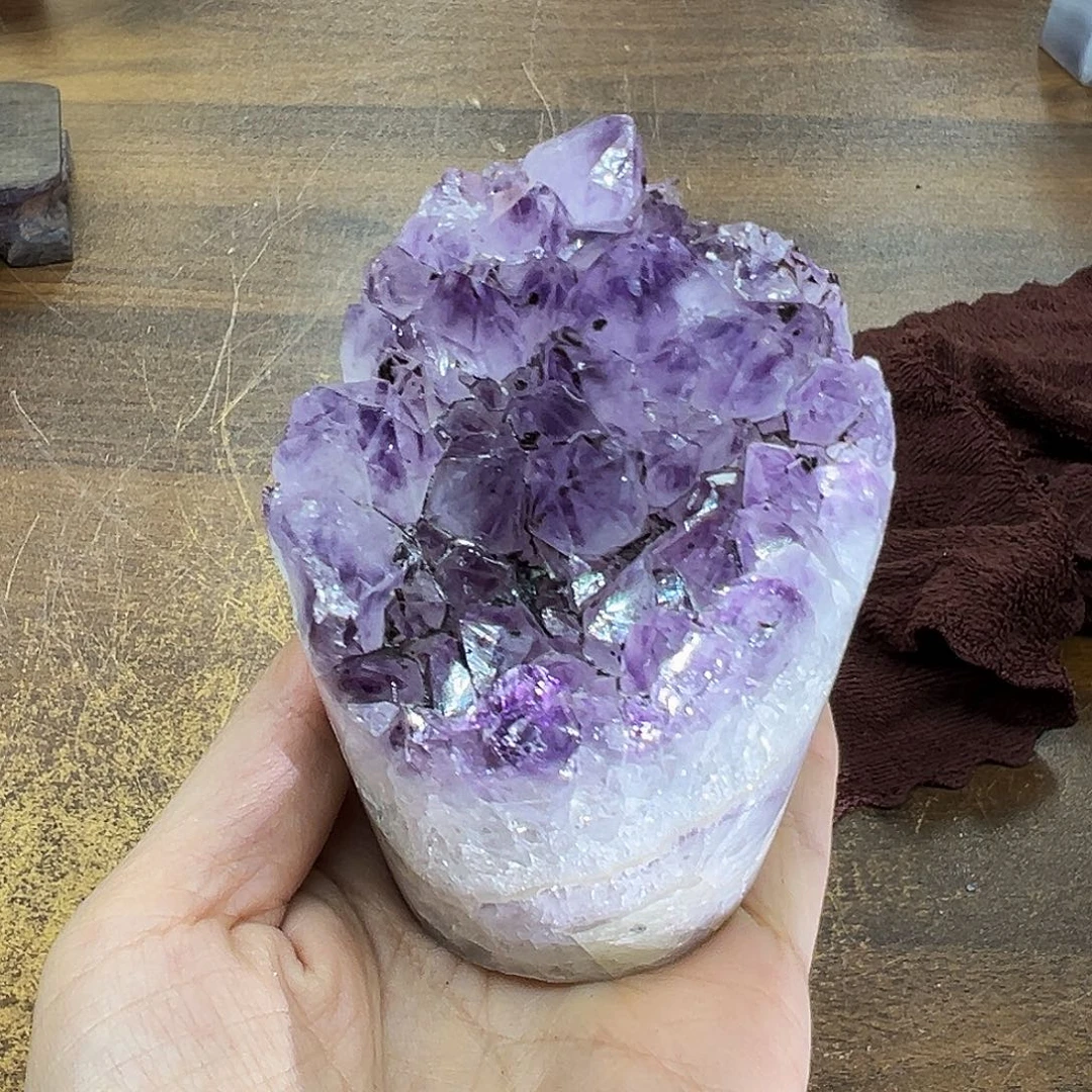 紫晶摆件未镶嵌天然水晶大型摆件未镶嵌