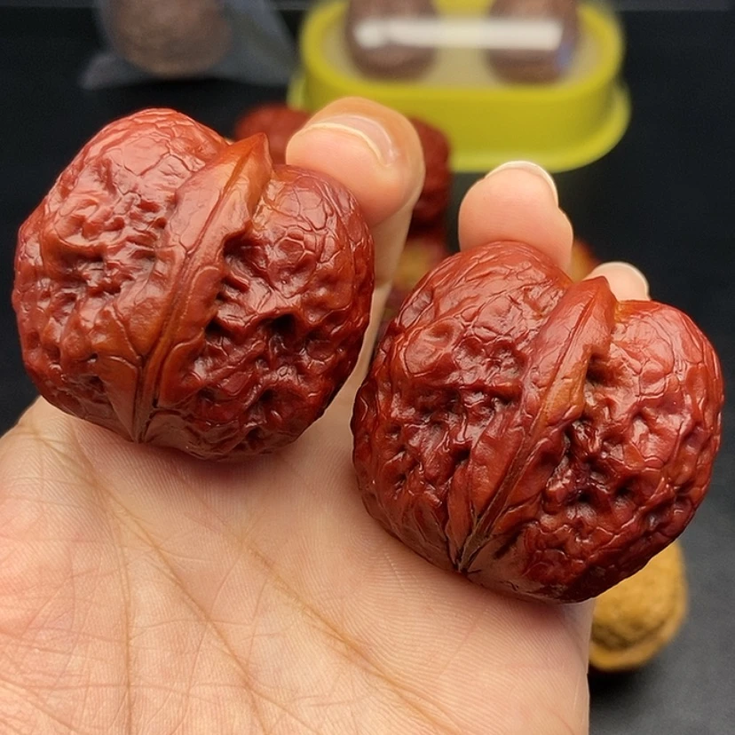 【闪购商品】把件文玩核桃38尺帝王筋元宝