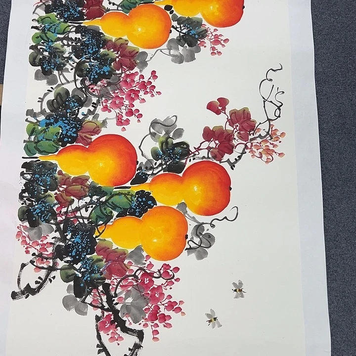 国画纯手绘国画作品大漏