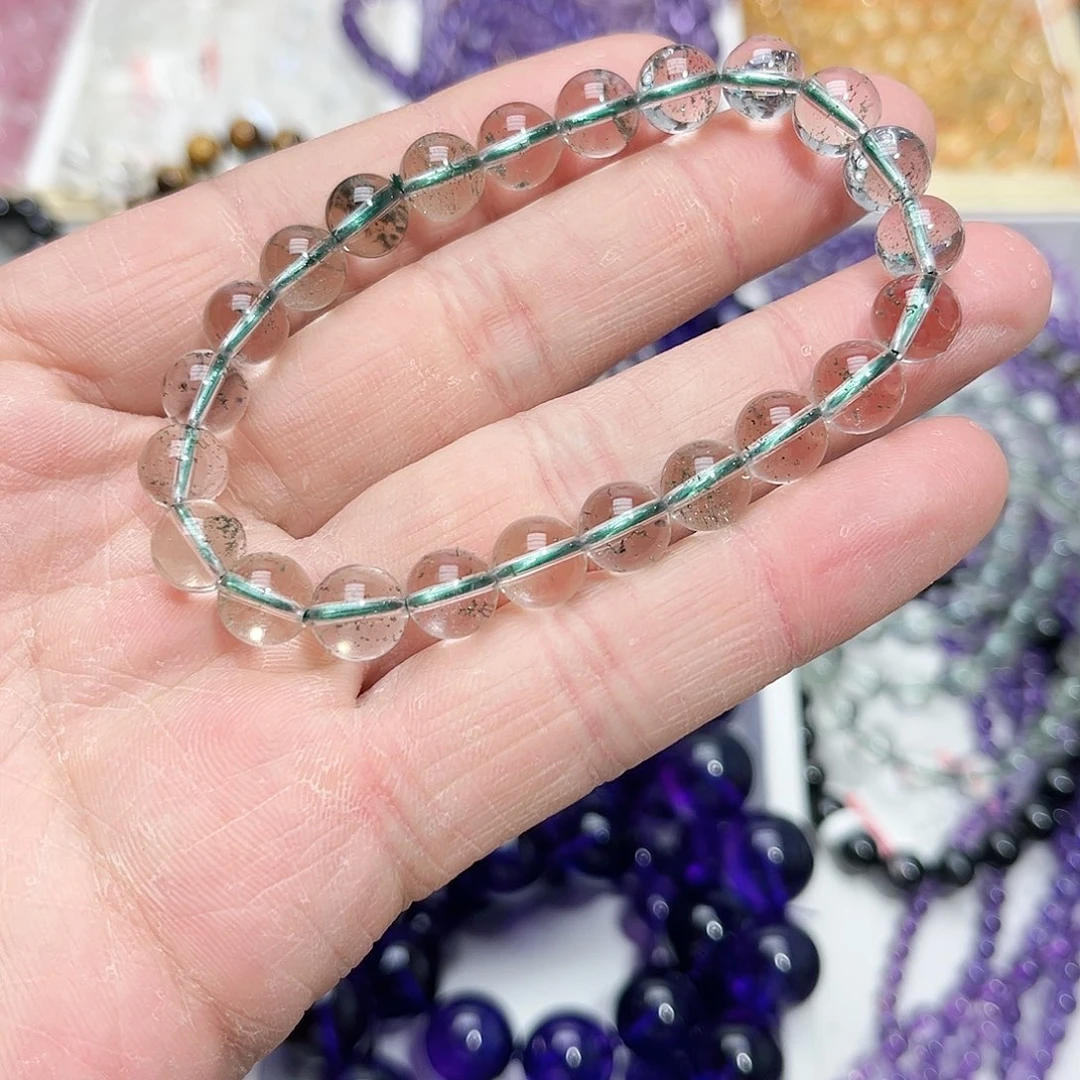 水晶手链未镶嵌水*凉绿幽灵