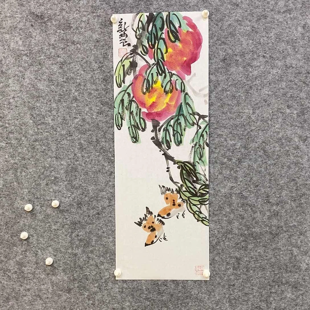 国画缪新农国画作品