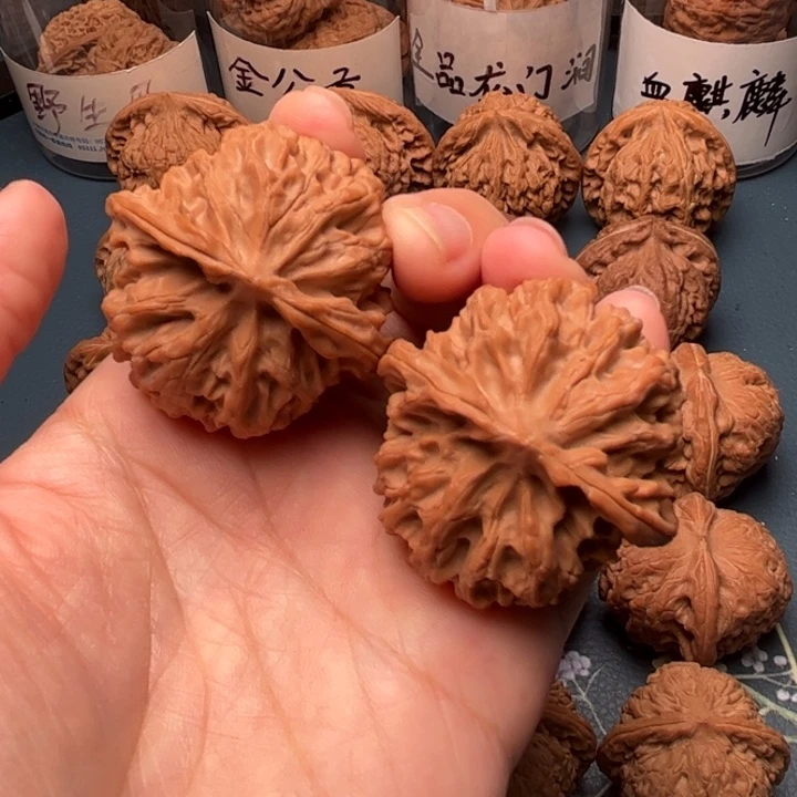 吊坠文玩核桃42全品自然桩苹果园