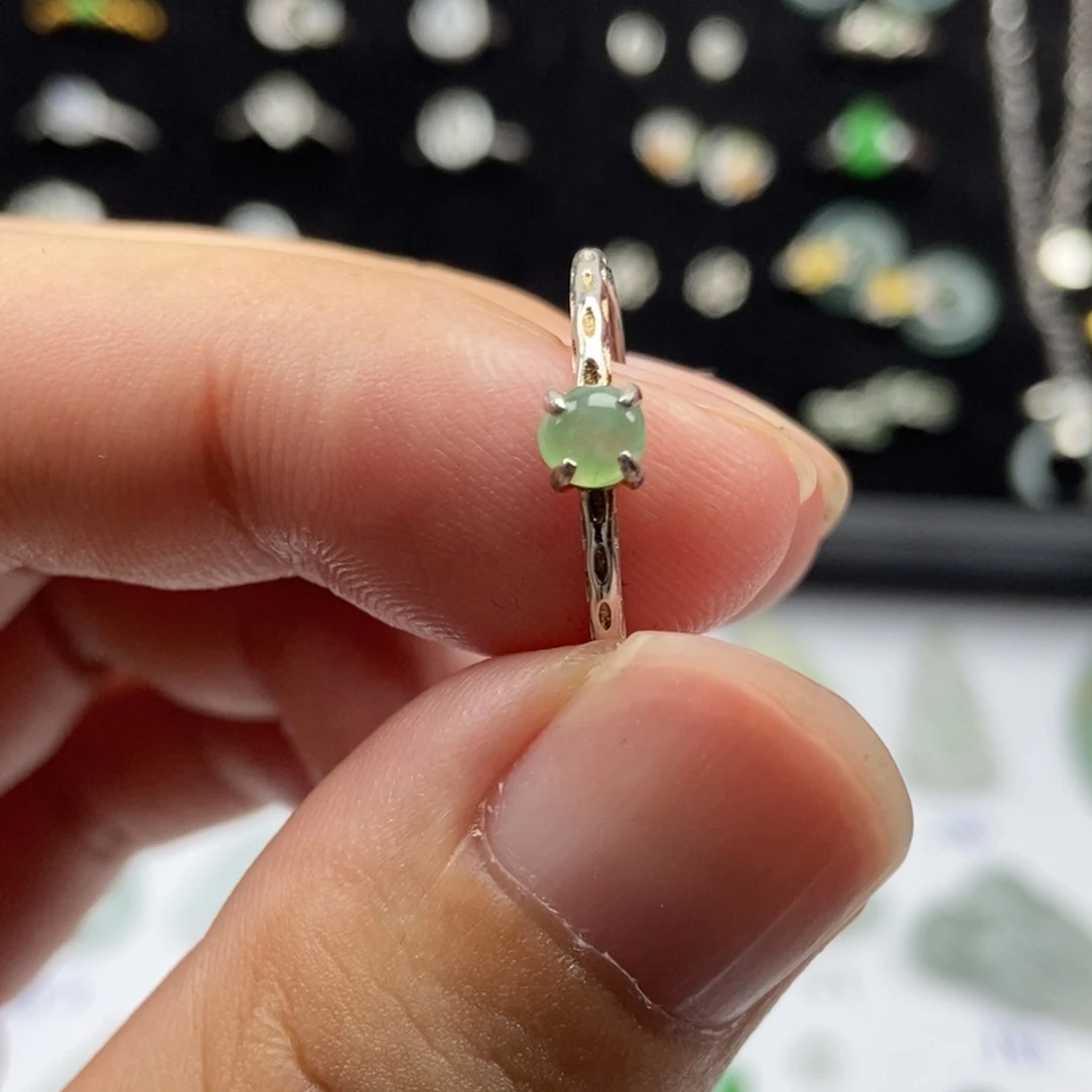 翡翠银S925镶嵌颈饰000000011