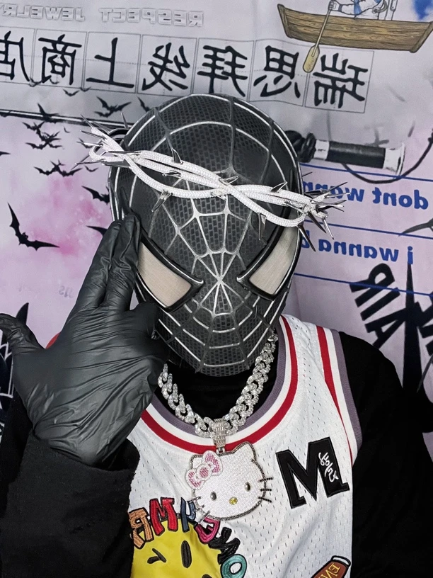 欧美嘻哈珠宝 Kendrick Lamar同款重工满钻荆棘皇冠