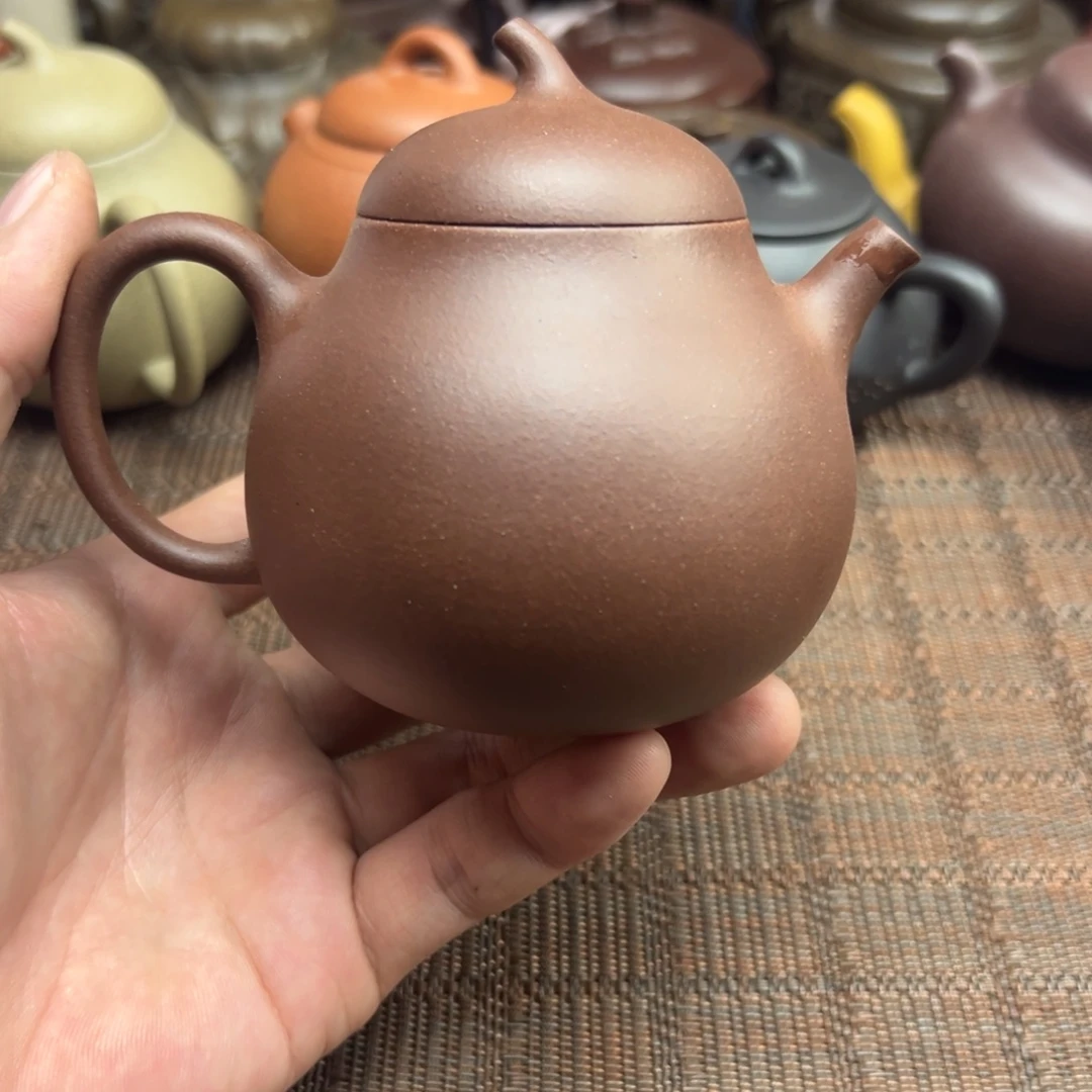 茶壶紫砂宜兴原矿紫砂壶200毫升容量