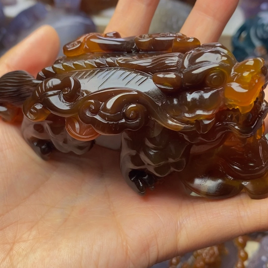 小***胖玛瑙/玉髓未镶嵌把件