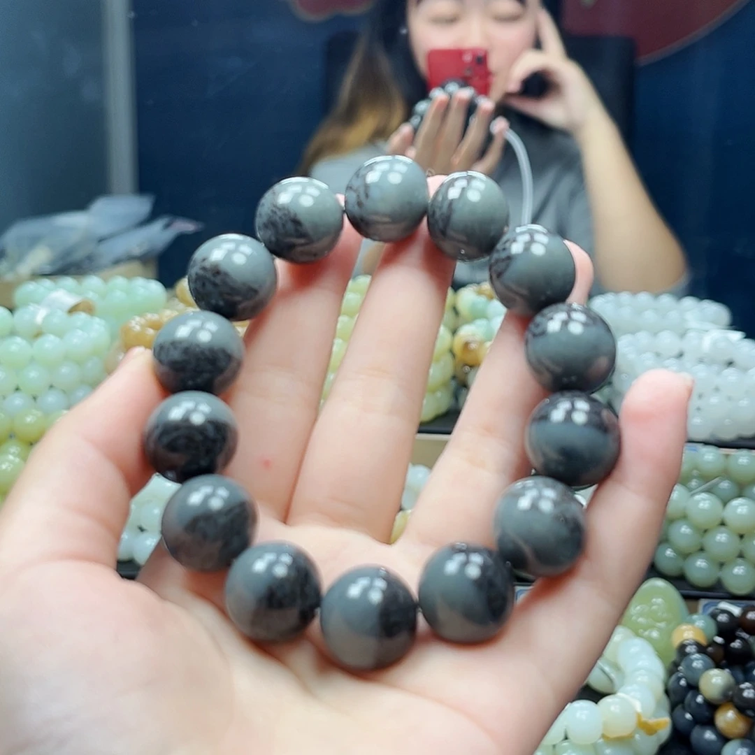 和田玉未镶嵌手链