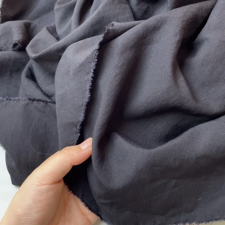 天丝（莱赛尔纤维）黑色棉麻1.5米