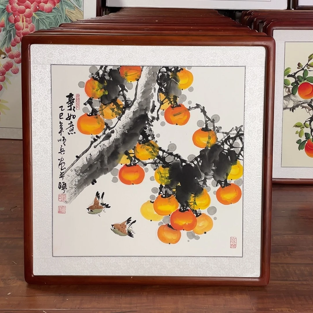 国画带框尺寸63*63厘米