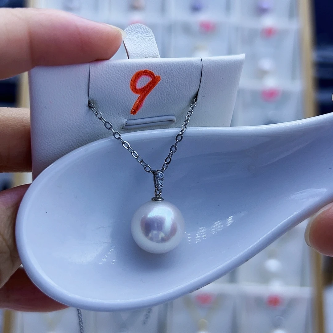 18K金镶嵌吊坠(不含链)淡水珍珠