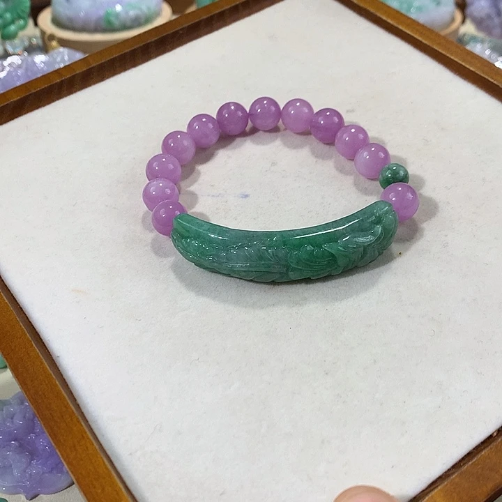 翡翠未镶嵌手链翡翠手牌
