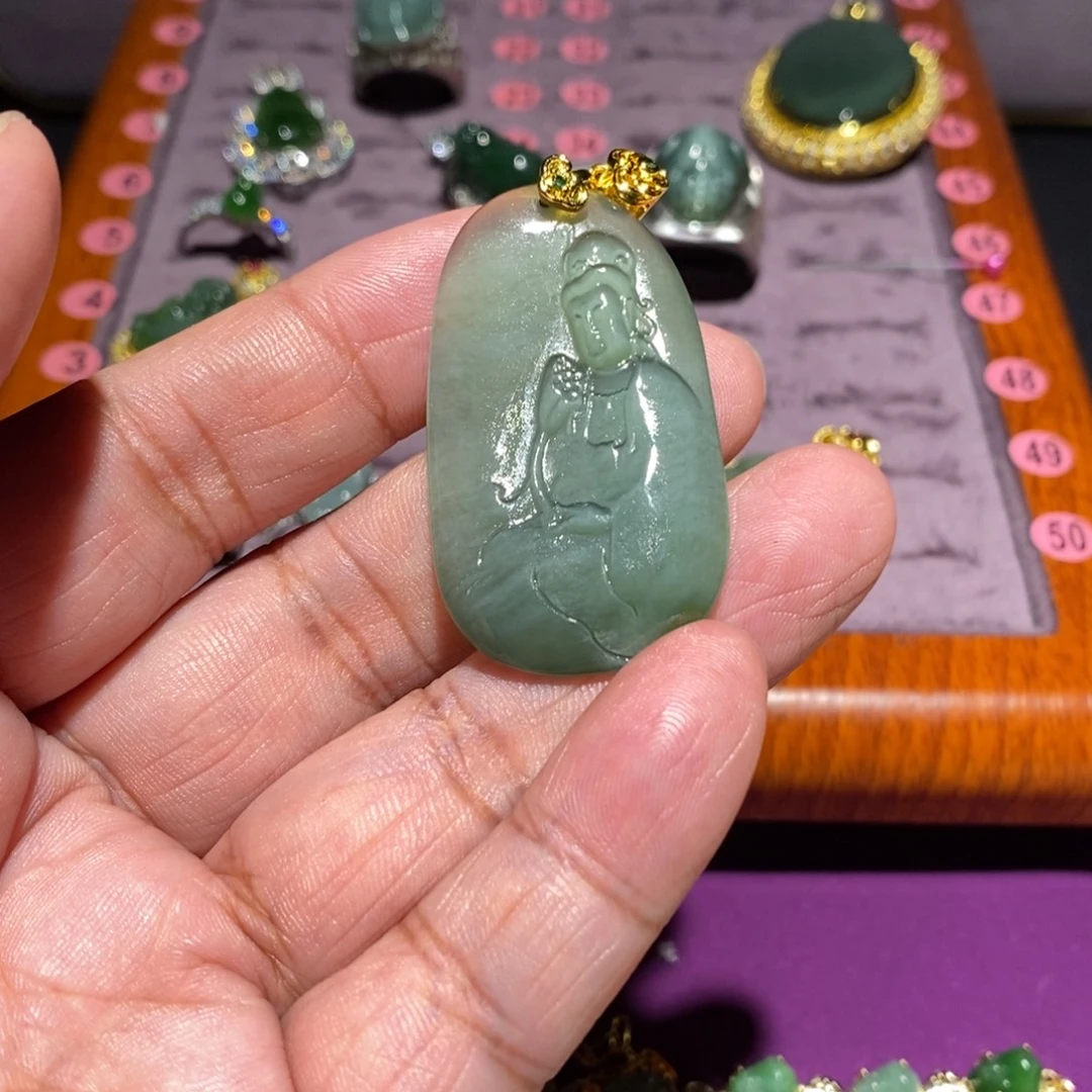 和田玉（碧玉）未镶嵌颈饰