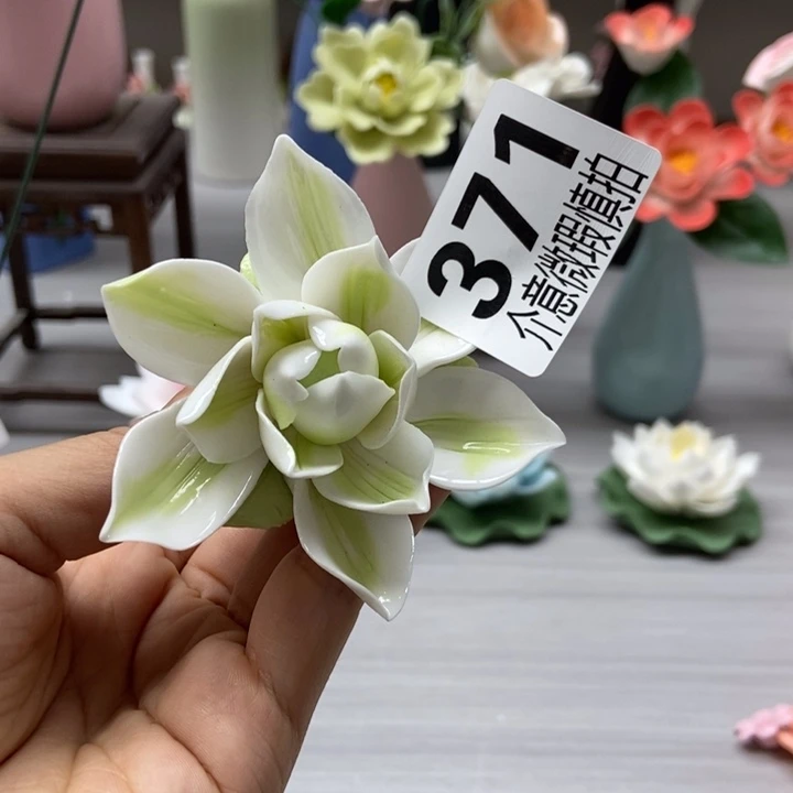 陶瓷手工制作陶瓷花