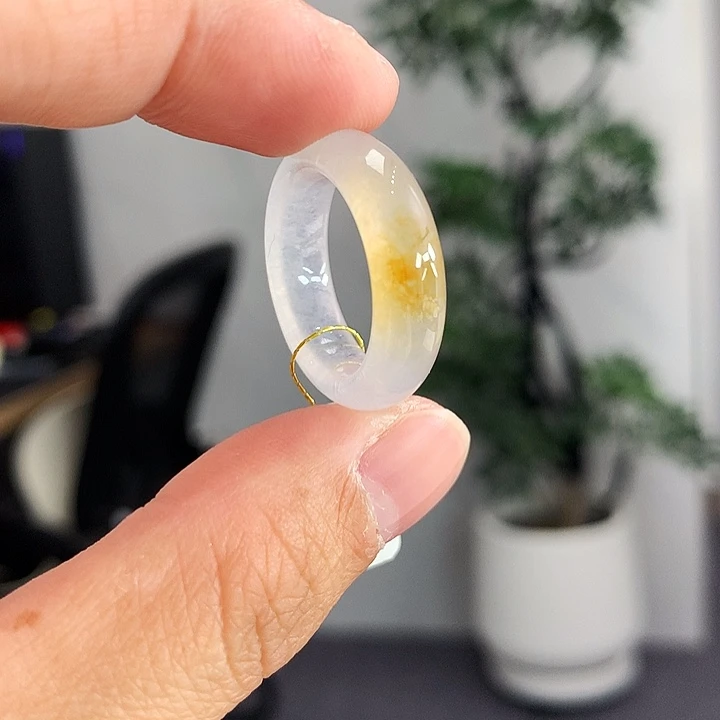 翡翠未镶嵌戒指13号