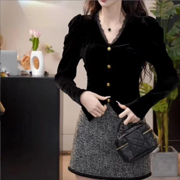 法式小香风秋季显瘦气质时尚洋气轻奢小众名媛网红百搭秋冬早秋短