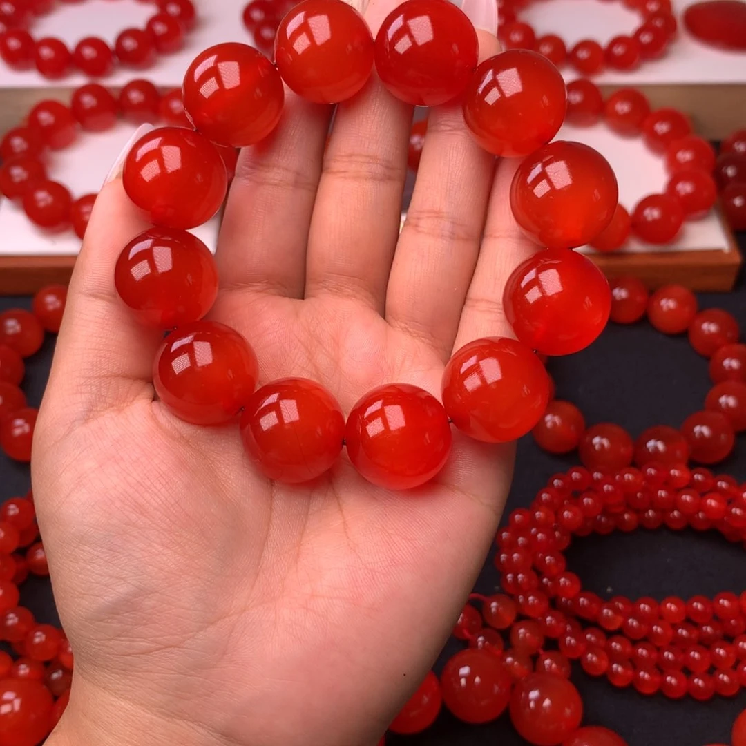 鹿骨其他把***弯青鱼石手串2.0