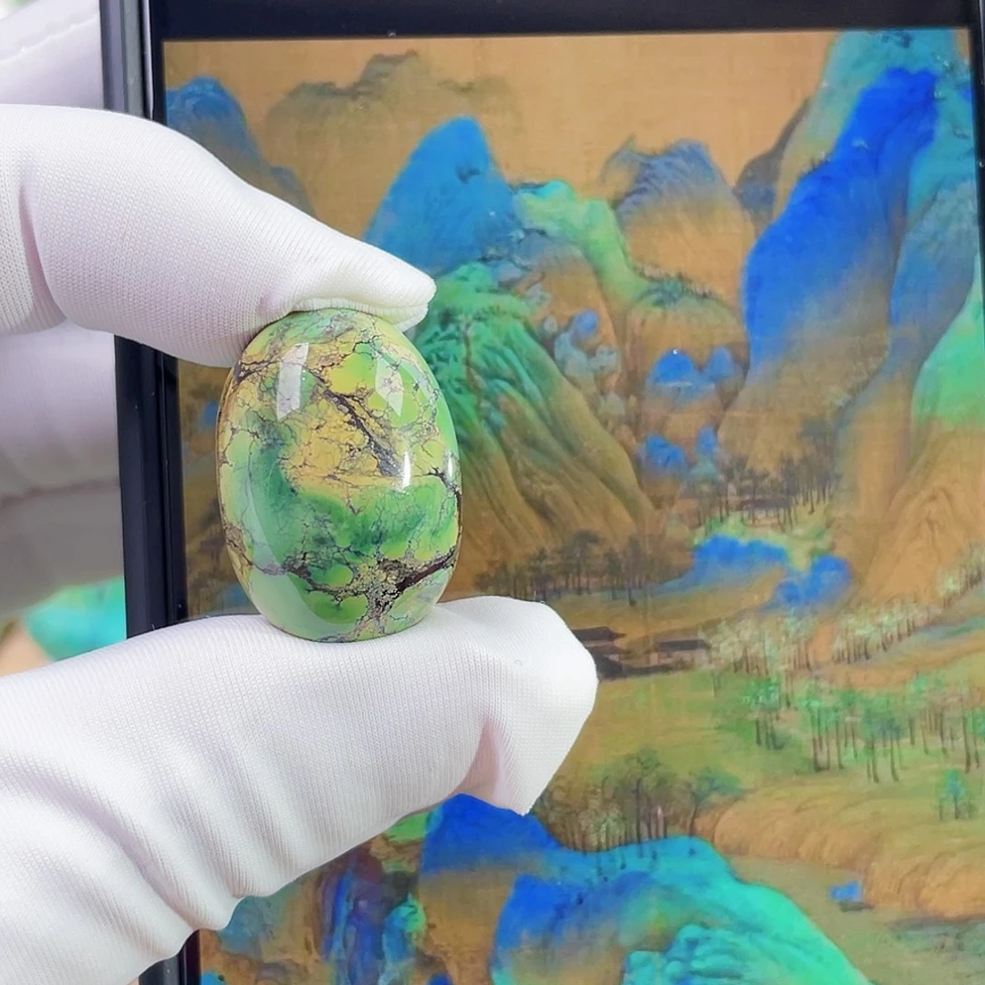 绿松石未镶嵌珠宝奇石