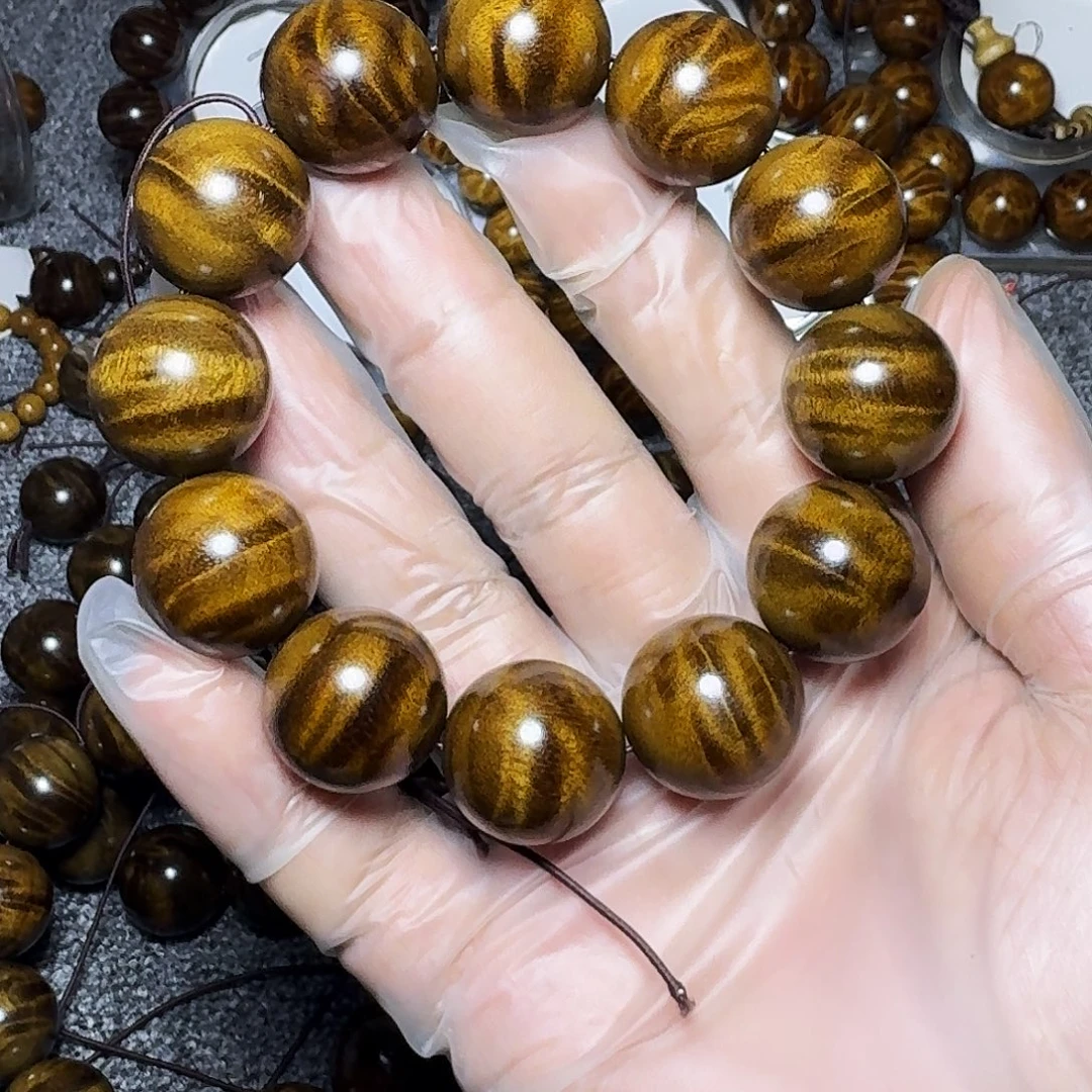 随***封阴沉木手串/手链闪电