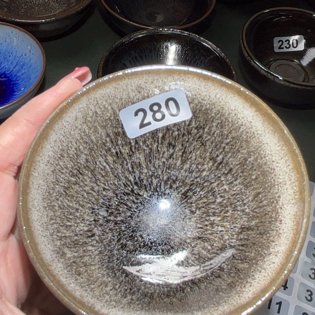 用***0茶盏全手工原矿原釉建盏