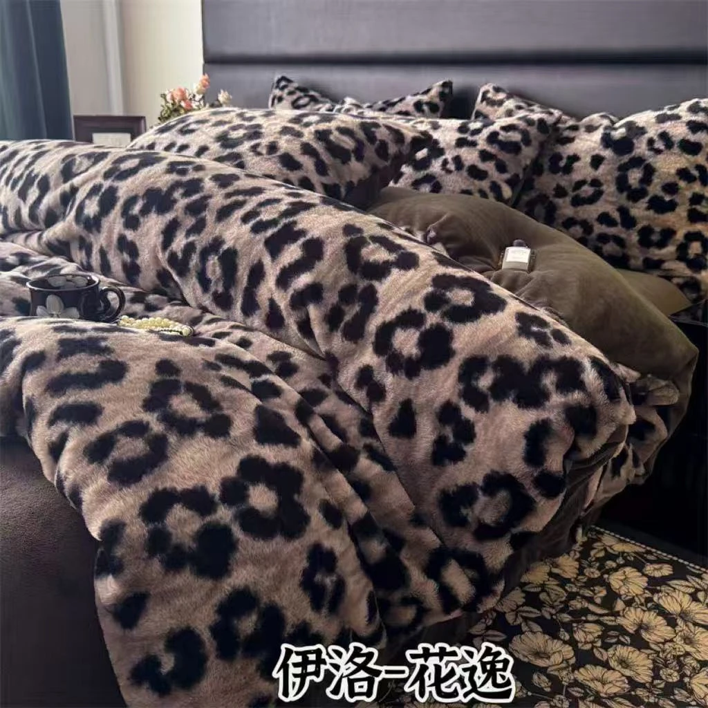 懒兔绒四件套，标准尺寸