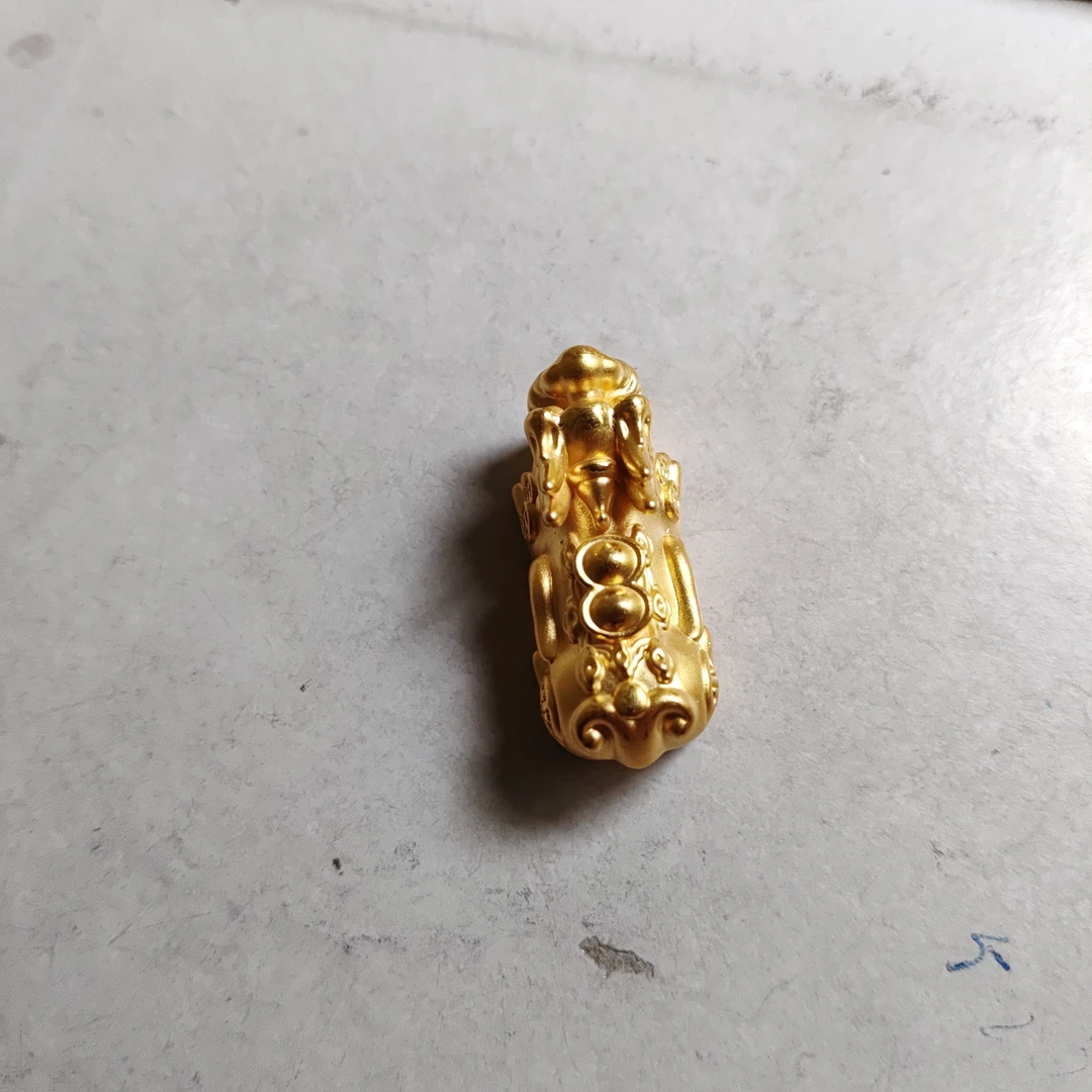 金元宝足金999貔貅珠子首饰