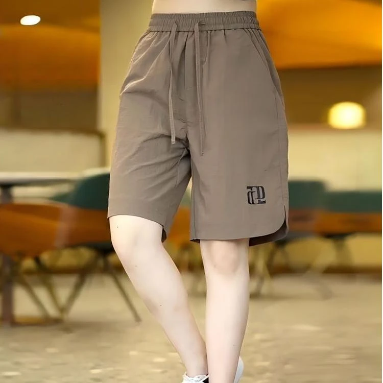 运动直筒五分短裤男跑步健身速干休闲夏季训练冰丝薄款沙滩篮球裤