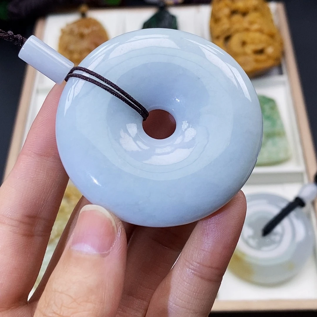 颈饰未镶嵌翡翠缅甸翡翠a货