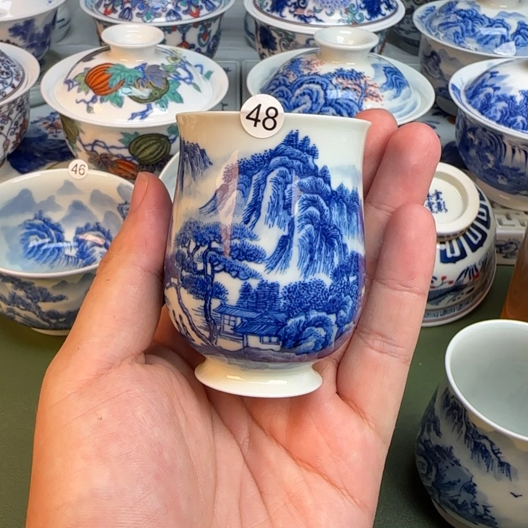 彦祖纯手工手绘茶具48