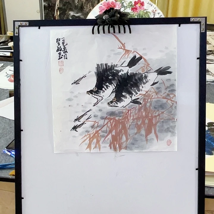 国画张圣敏先生纯手绘作品