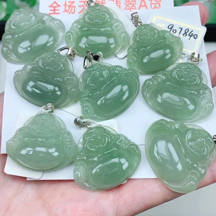 颈饰银S925镶嵌翡翠多样性发其1