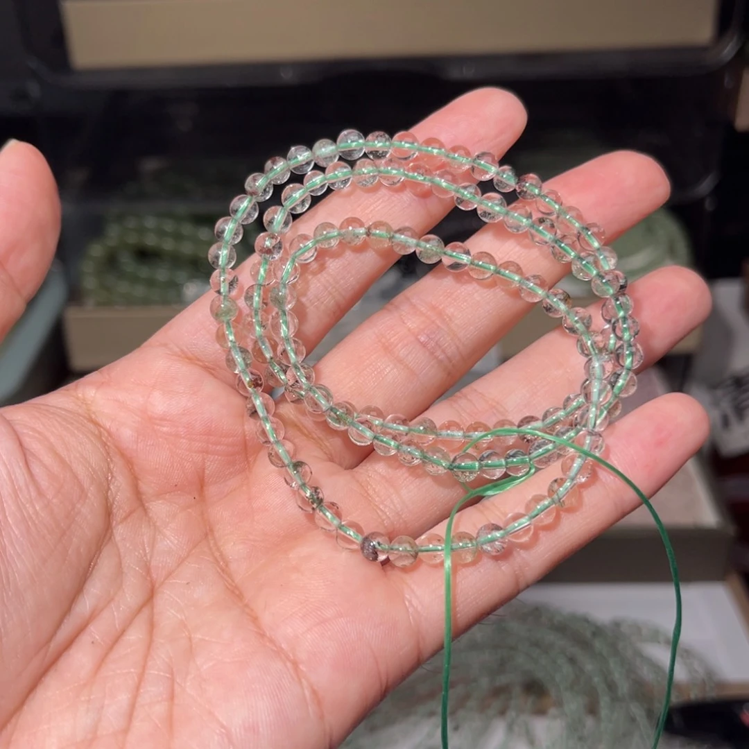 水晶手链未镶嵌绿幽灵011
