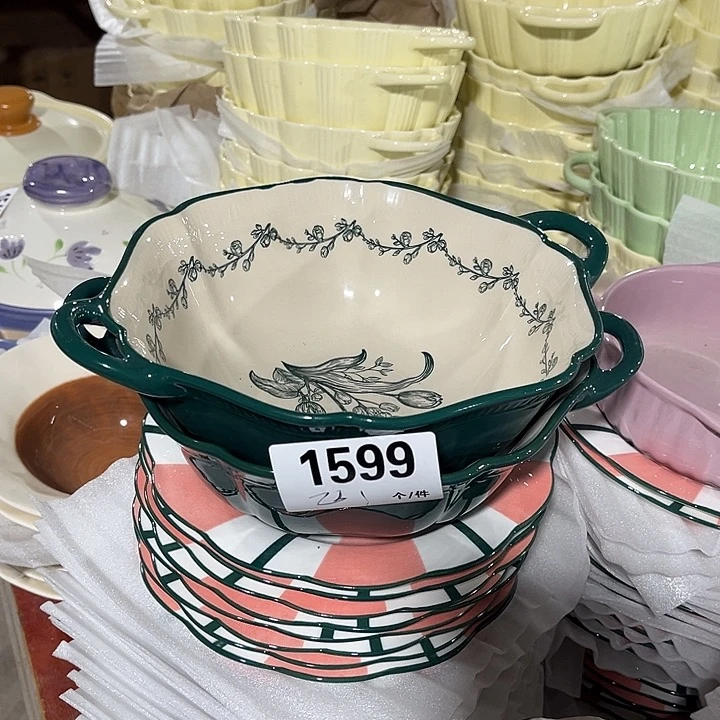 瓷微瑕外贸餐具1599
