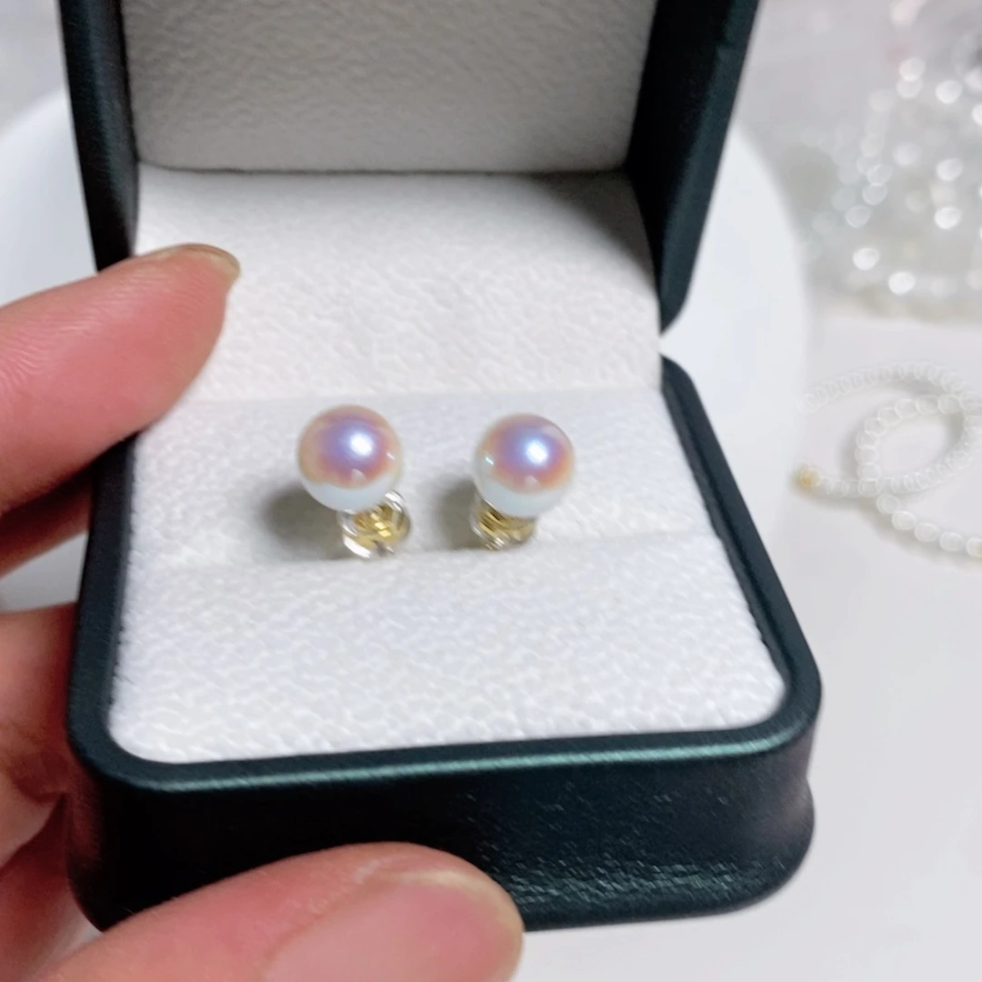 非金属无925银8m极光耳钉