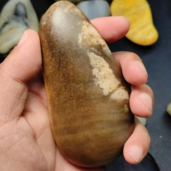 玉天然原石奇石手把282克