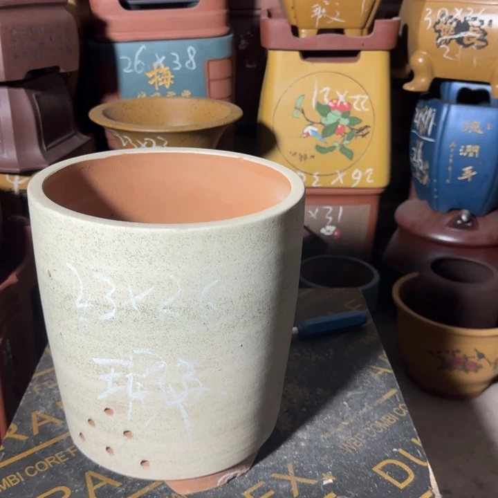 紫砂花盆紫砂花盆瑕疵