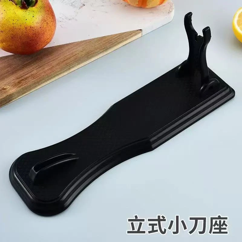 新款可折叠立式塑料刀座多功能厨房菜刀座收纳刀架置物架家用