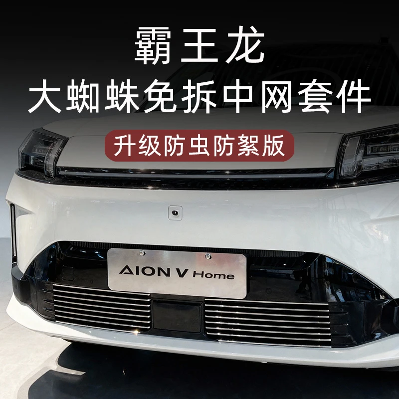24-2026款广汽埃安二代V霸王龙防虫网前脸中网外观改装用品配件