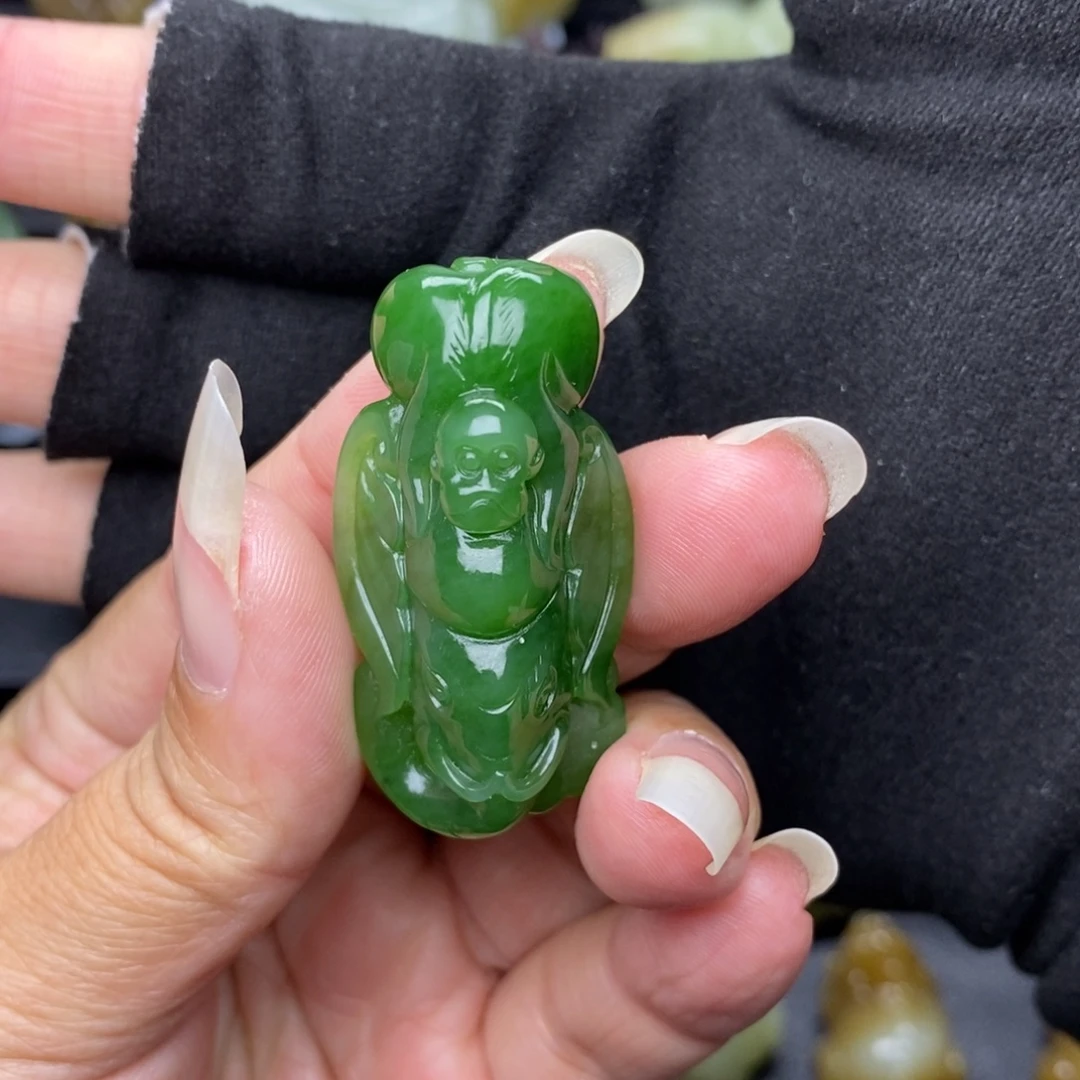 和田玉（碧玉）未镶嵌挂件