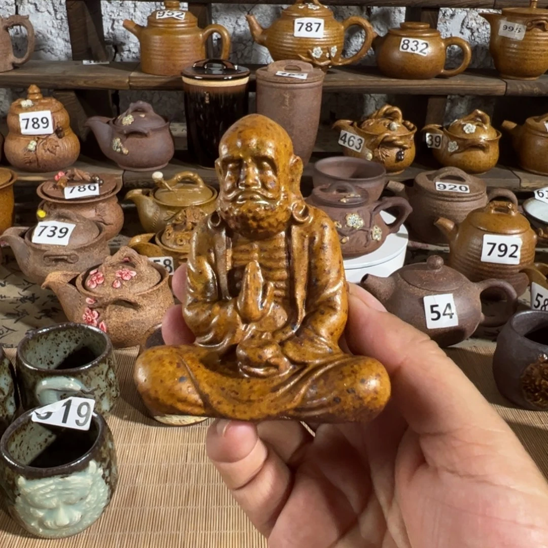 缸达摩毫升原谷烧高温粗瓷