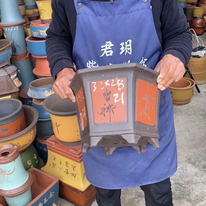 紫砂花盆紫砂花盆