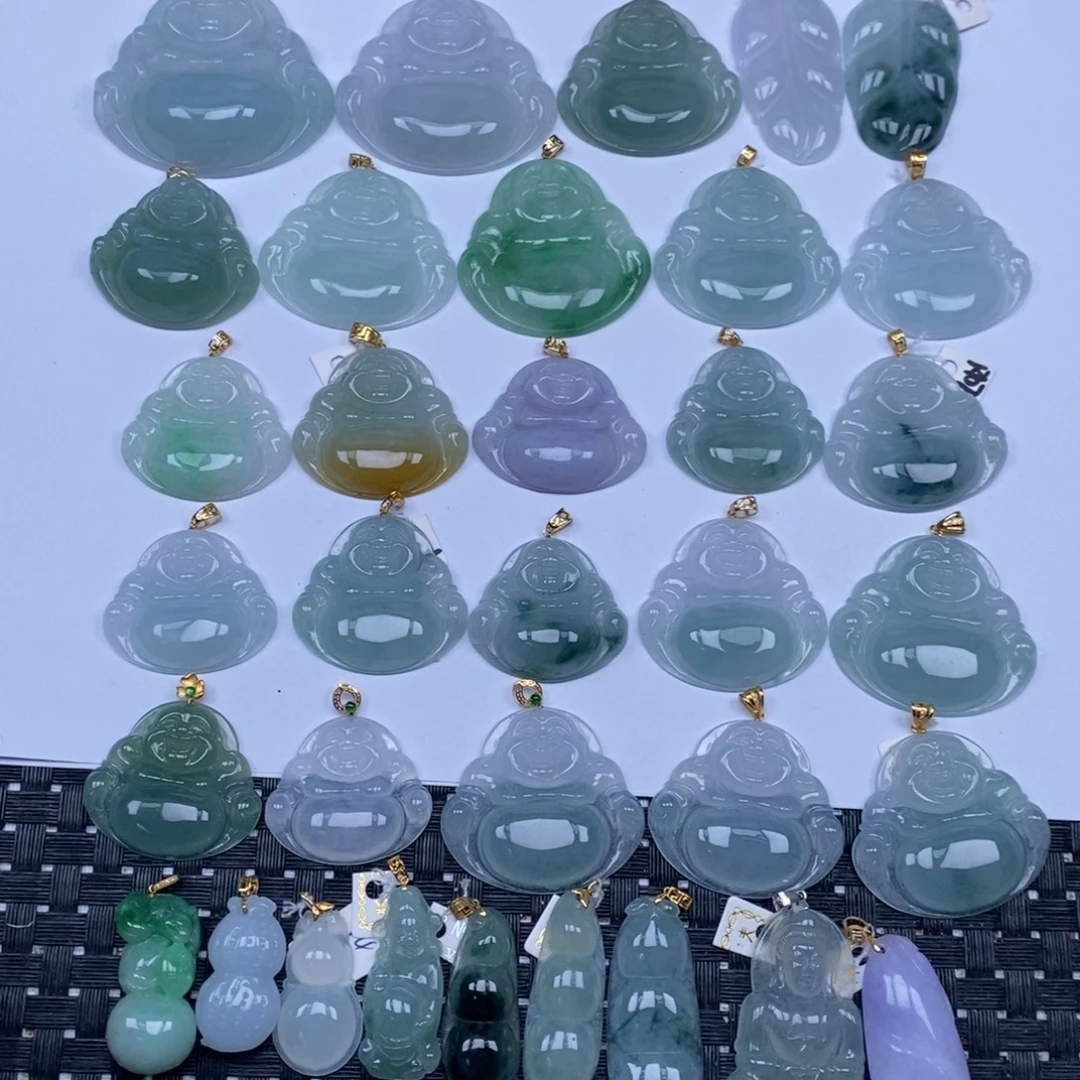 翡翠未镶嵌颈饰天然翡翠