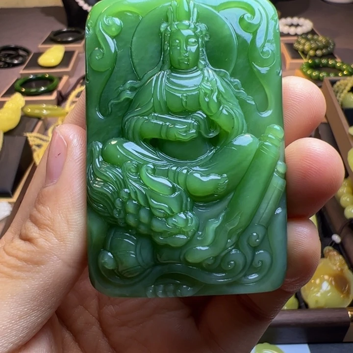 和田玉（碧玉）未镶嵌颈饰