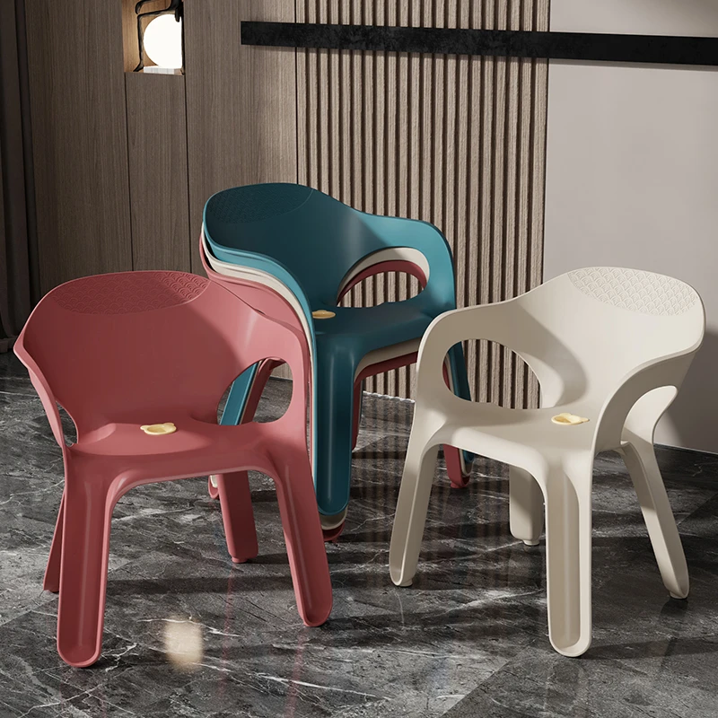 北欧塑料小椅子加厚家用成人靠背椅儿童家用小凳子矮凳简约换鞋凳