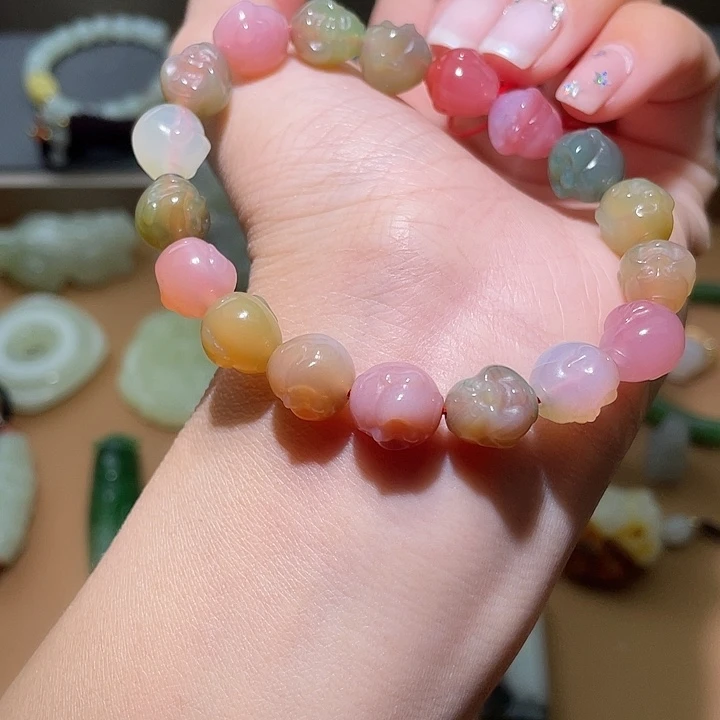 玛瑙/玉髓未镶嵌手链