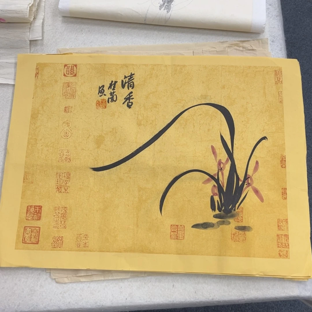 国画手绘画作品和绘画