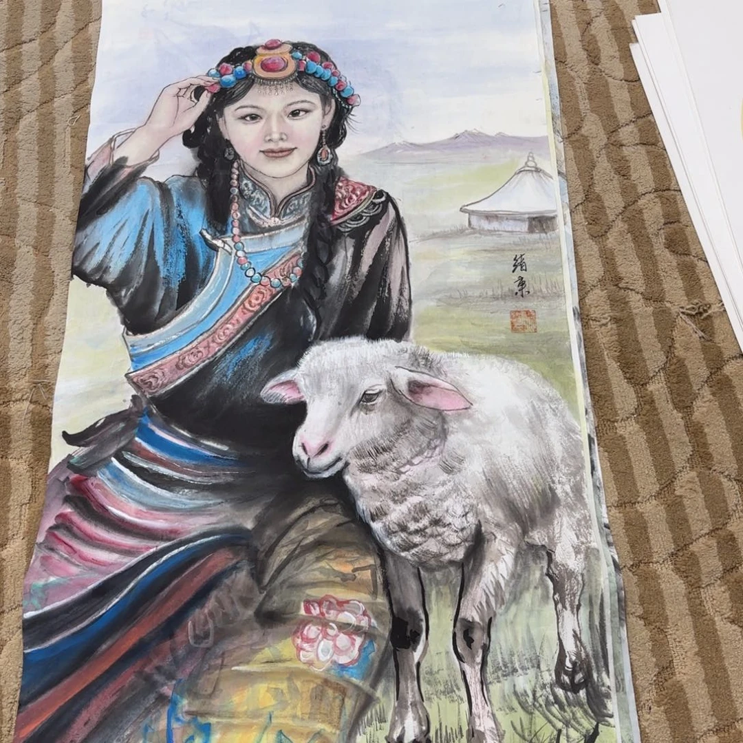 国画花鸟等动物化石为主要