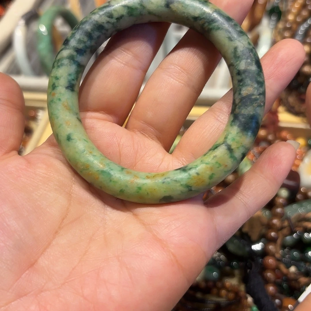 翡翠未镶嵌手镯原创