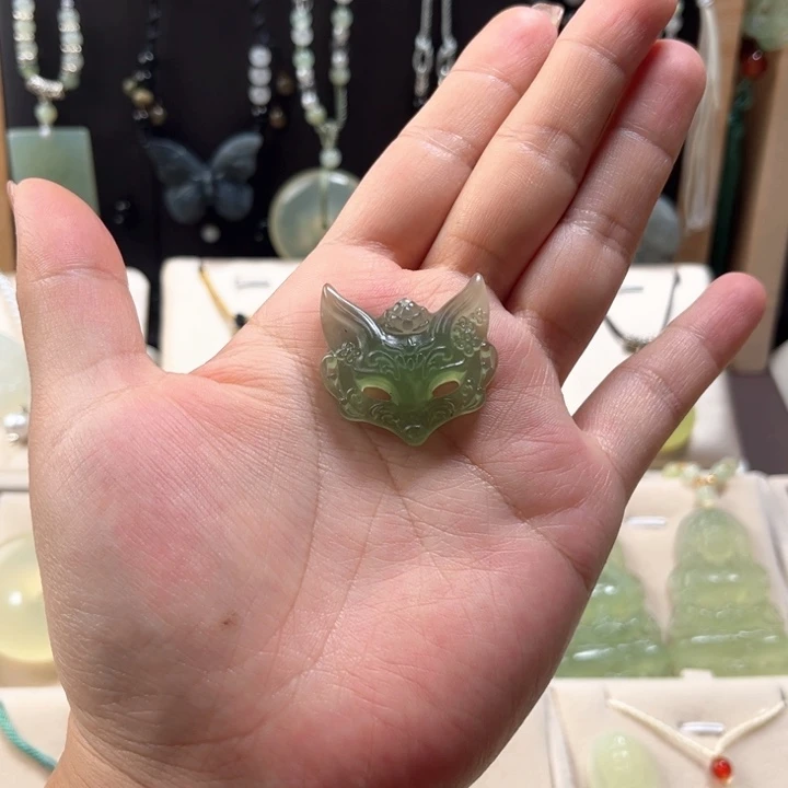 蛇纹石玉未镶嵌吊坠(赠链)默认有结构不退不换吊坠手链二选一